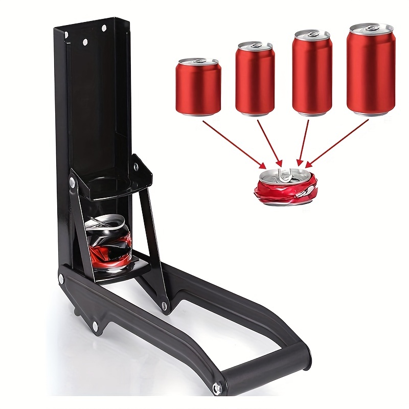 Hand Can Crusher, 16oz Can Crusher, Can Smasher, Wall Mounted Dispensing  Can Crusher Handheld Smasher Beer Soda Cans Crushing Recycling Tool Home  Can