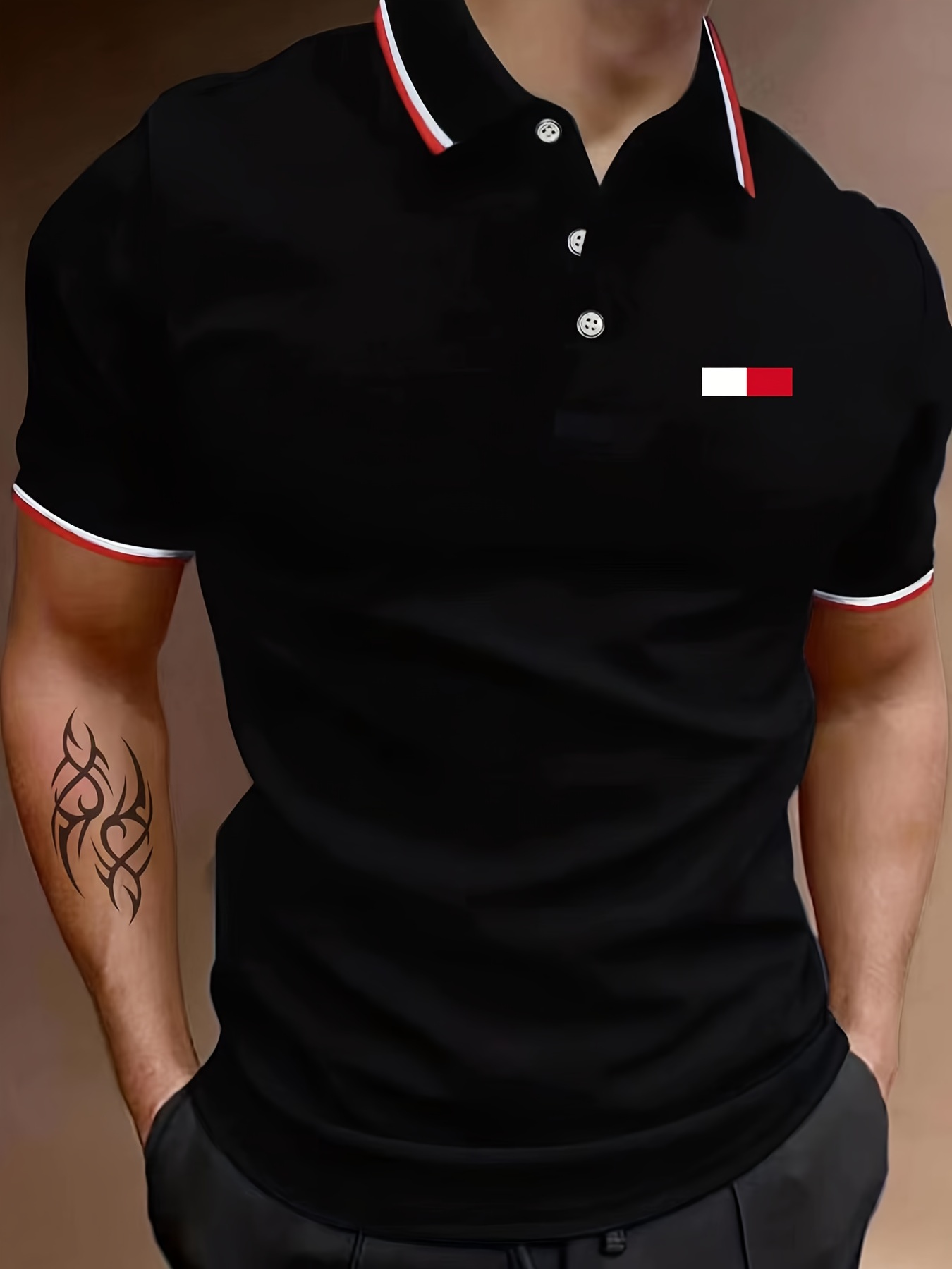 Playera polo estampada hot sale