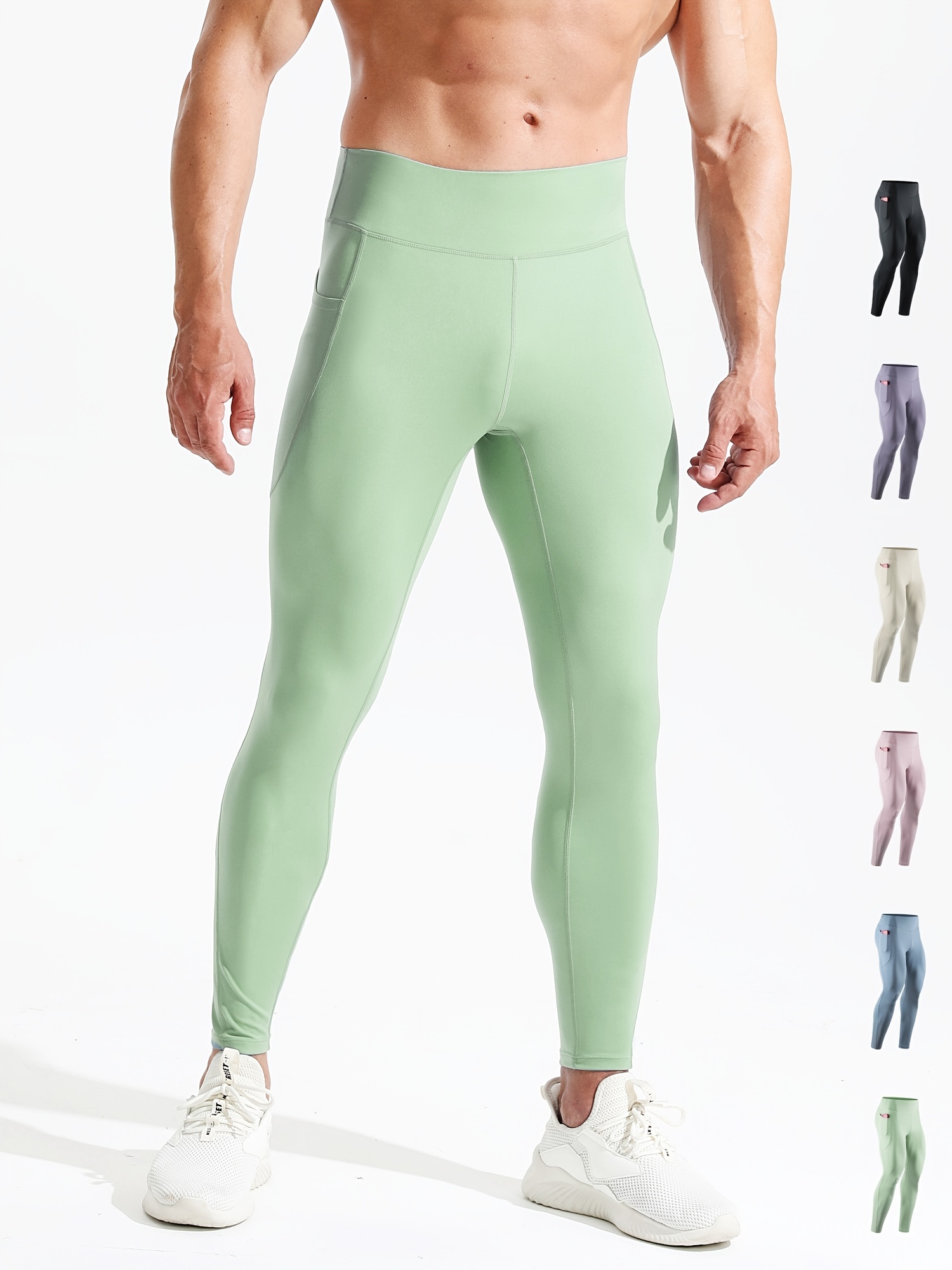 Green on sale basketball tights