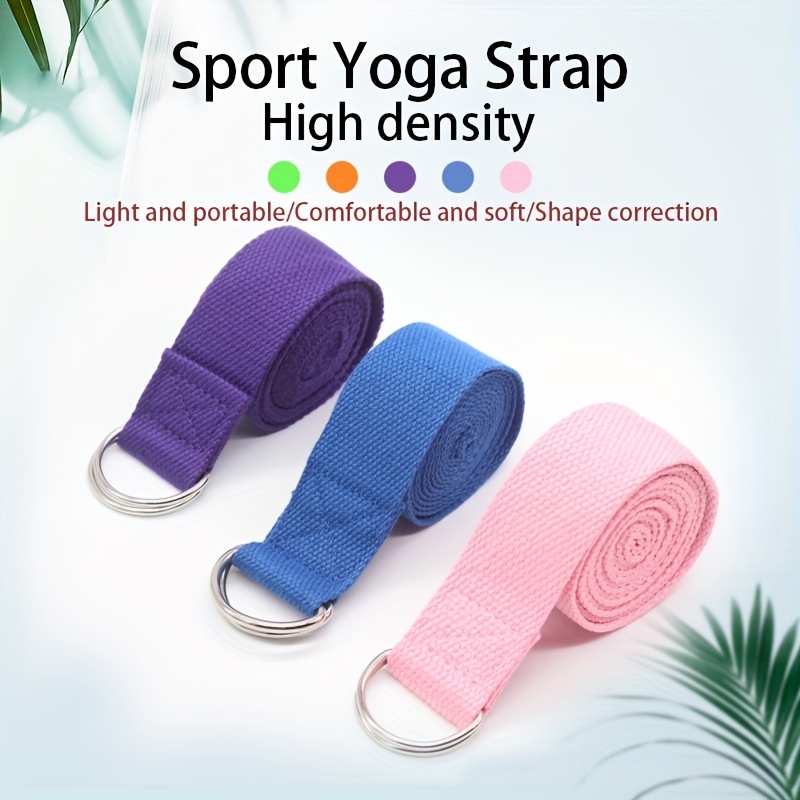 Adjustable Yoga Strap Flexibility Home Workouts - Temu