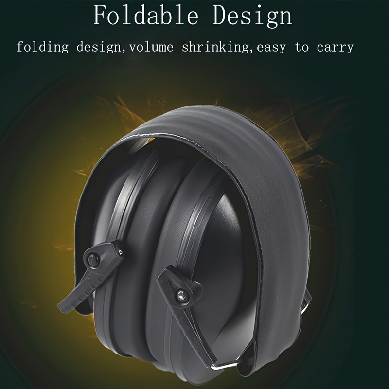 Foldable Shooting Ear Muffs With Noise Cancelling Technology - Temu