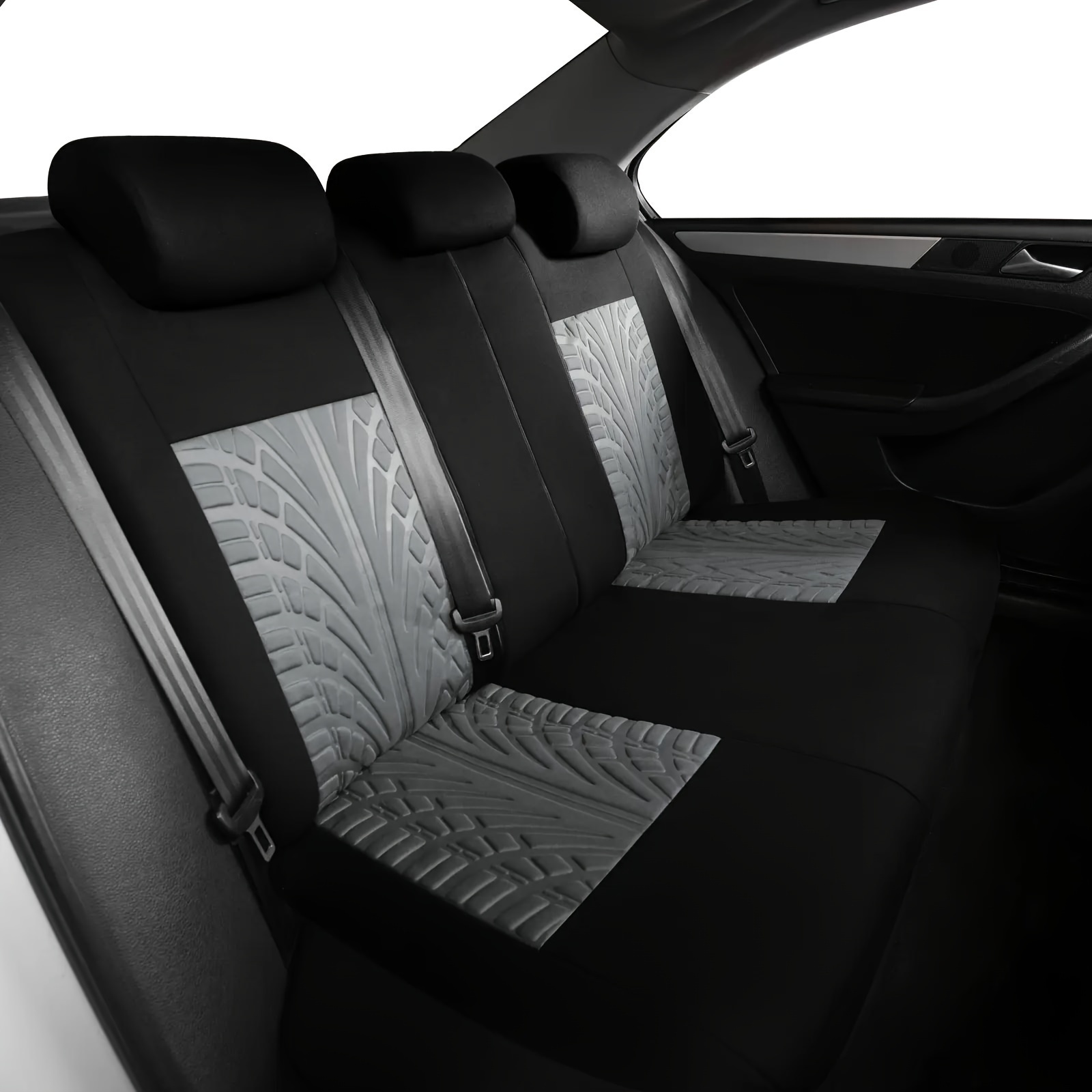 Housses de siège d'auto en tissu plat Universal Fit ensemble complet avec  airbag compatible pour Nissan Almera pour Honda pour Camry pour Ford Galaxy  - Automobiles Seat Cove