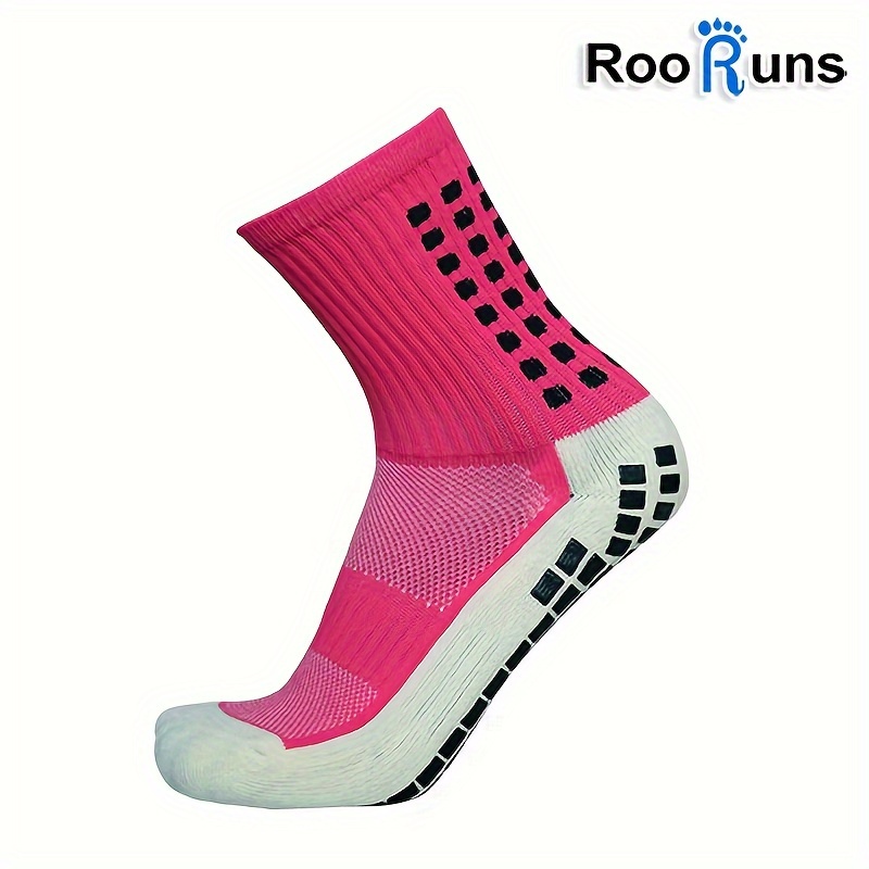Non Slip Silicone Padded Bottom Grip Socks Sweat Absorption - Temu