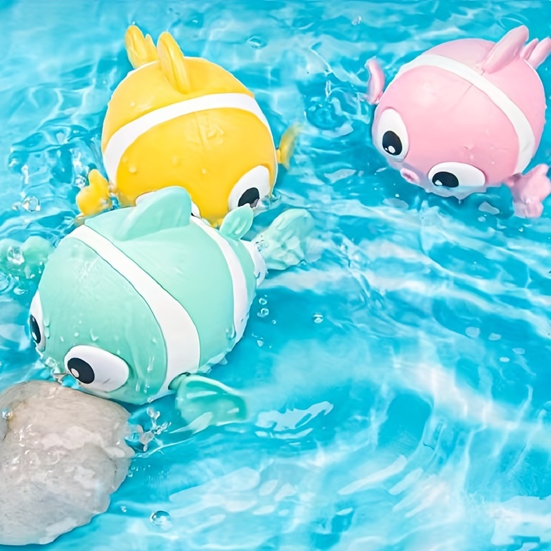 Bath Toys Pool Toys For Kids Baby Funny Wind Up Swimming - Temu