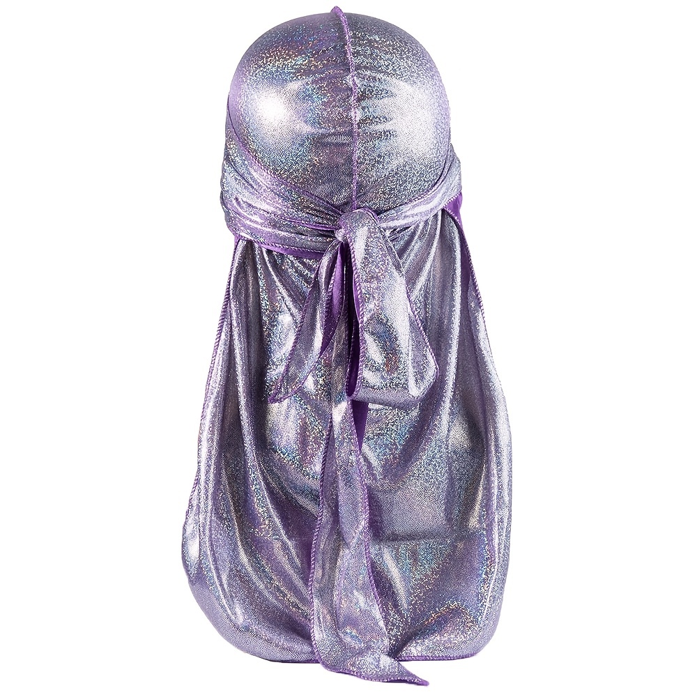 Plated Durag Pirate Hat Men Street Dress Bandana