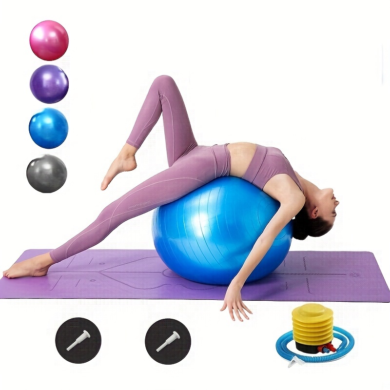  Exercise Balls Pelota de yoga para mujeres embarazadas,  engrosamiento antideslizante para entrenamiento de integración sensorial de  los niños, pérdida de peso, estabilidad y equilibrio, hogar, oficina y  gimnasio : Deportes y