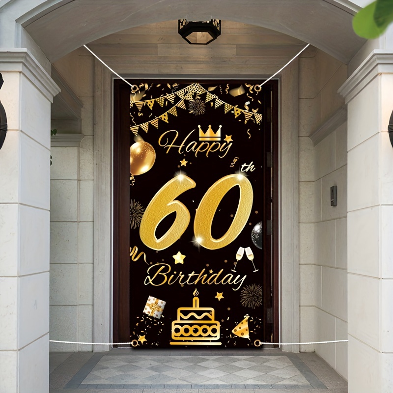 Bannière heureuse de 60ème anniversaire Décoration du 60e