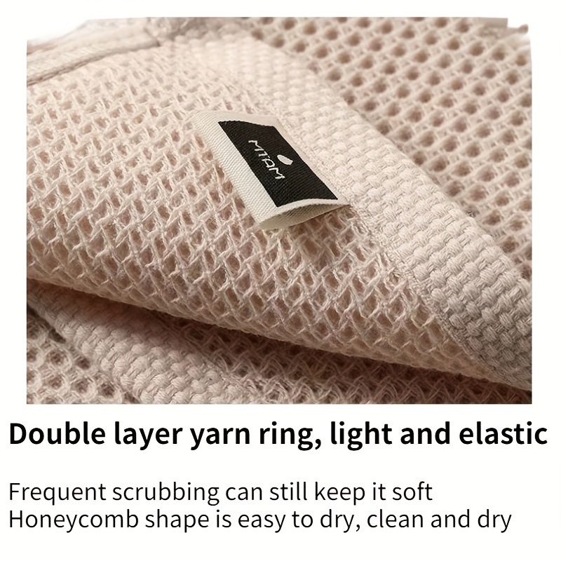 Soft Waffle Weave Dish Towels Absorbent Kitchen Cleaning Towel