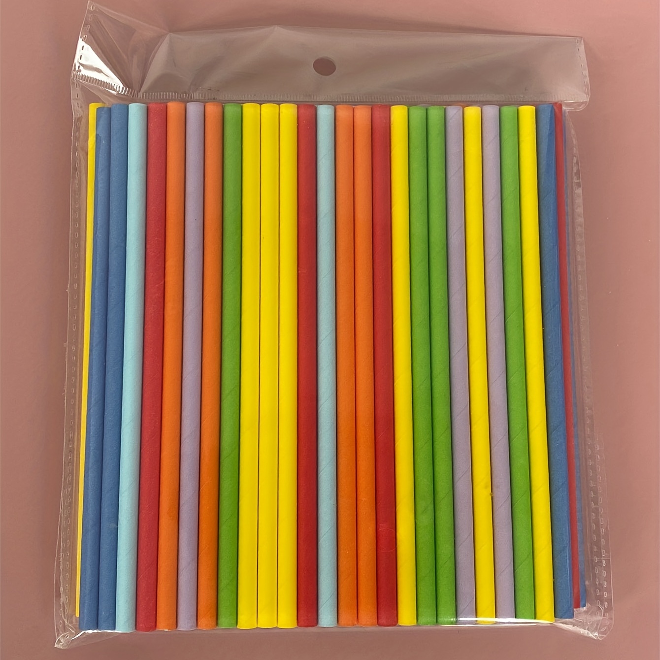 800 Pcs Plastic Drinking Straws 7.75 Inch Disposable Individually