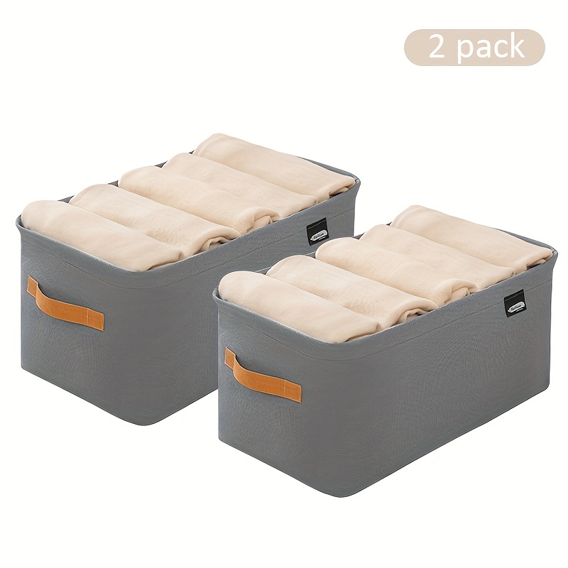 Clothes Storage Box Handles Support Rack Large Capacity - Temu