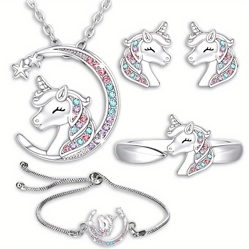 Unicorn Jewelry Set For Women