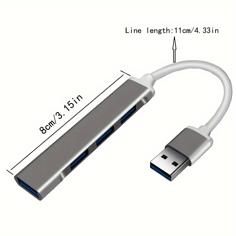 Usb hub 3.0 Hochgeschwindigkeits multi usb splitter adapter - Temu Austria