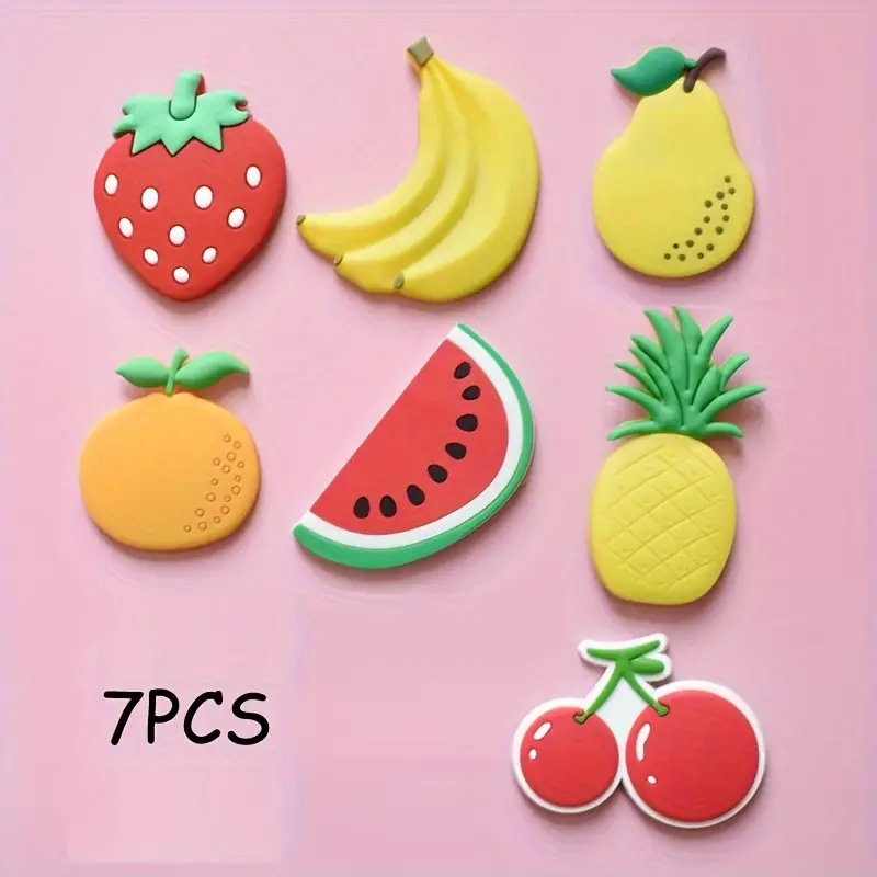 Magnetic Refrigerator Stickers, Notes Magnetic Message Stickers, Fruit  Style Photo Magnetic Stickers - Temu