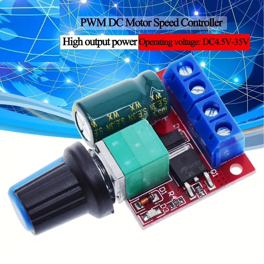 1 8v 3v 5v 6v 12v 2a Pwm Motor Speed Controller - Temu