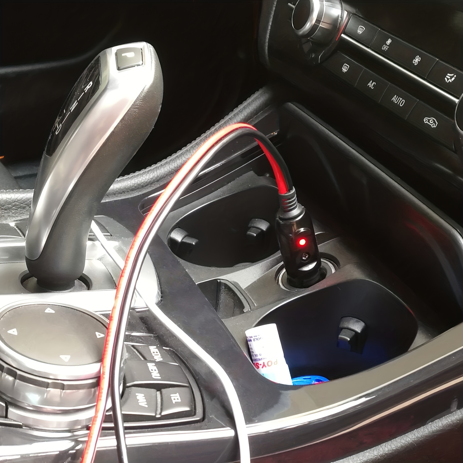 12V Zigarettenanzünder-Stecker Mit Kabel Auto-Netzteil Autozubehör Mit  LED-Licht 15A Sicherung Für Auto Van Fahrzeug Motor