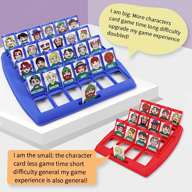 Who I Am Card Game Two-player Tabletop Game Development Intelligence  Concentration Training Toys - Temu