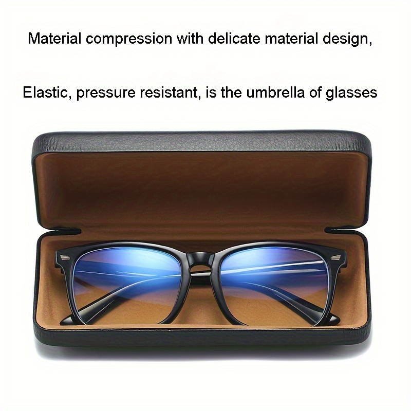 Soft Pu Leather Sunglasses Bag Anti-Compression Sunglasses Case