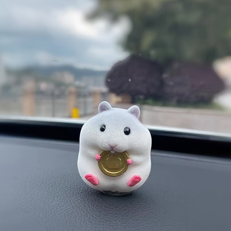 Car Decoration Hamster Car Accessories New Console Cute - Temu