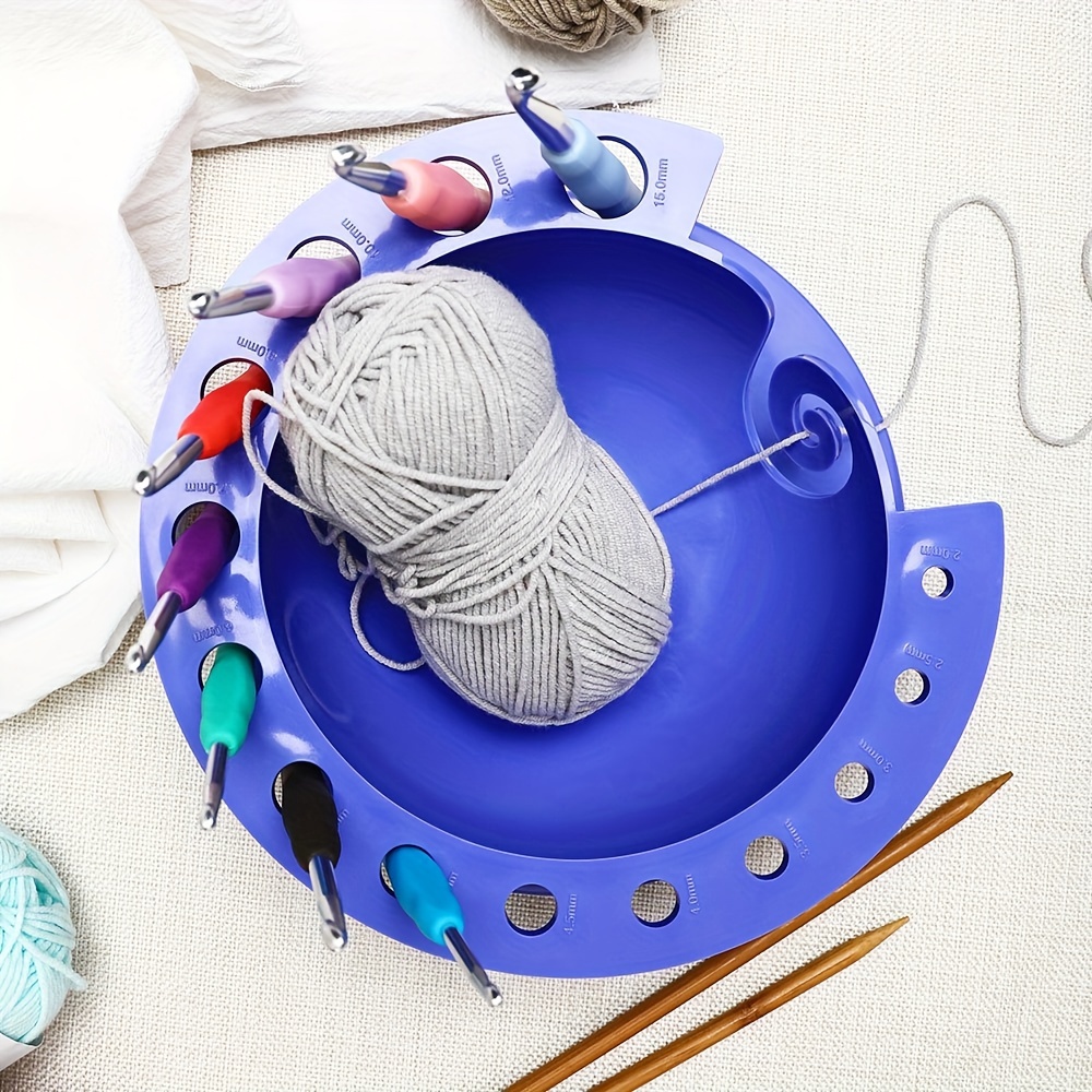 Yarn Bowl Clear Transparent with Cover - Home Wool Storage ABS  Knitting Tools - Yarn Bowls for Crocheting - Crochet Bowl - Yarn Ball  Holder - Plastic Yarn Bowl - Knitting