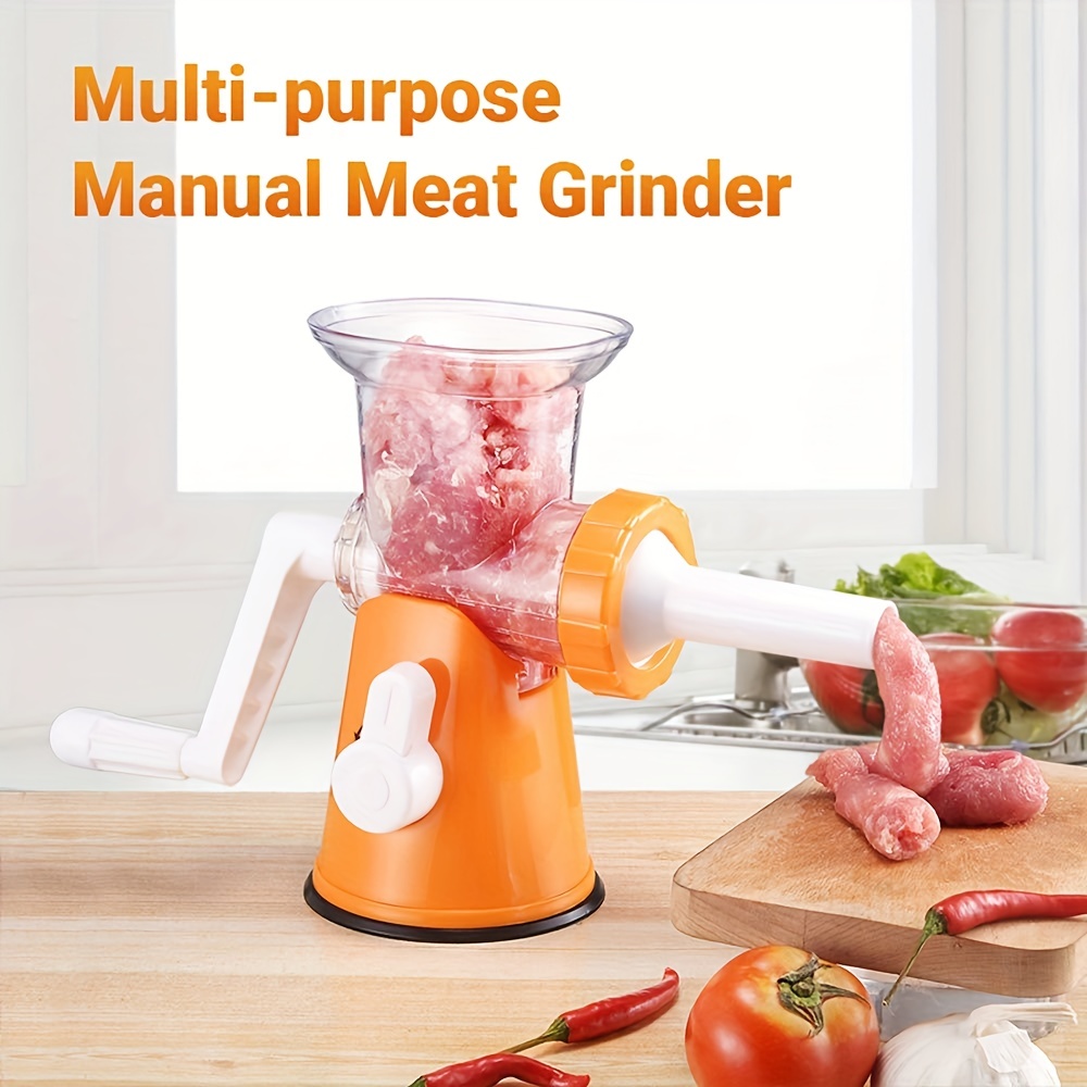 Multi-Function Manual Food Chopper & Processors with Handle and  Cover,Vegetable Chopper Shredder,Garlic Press,Suitable for Onions Garlic  Peppers