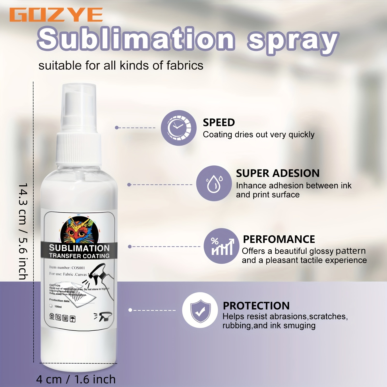Sublimation Spray for Cotton Shirts, Sublimation Coating Spray