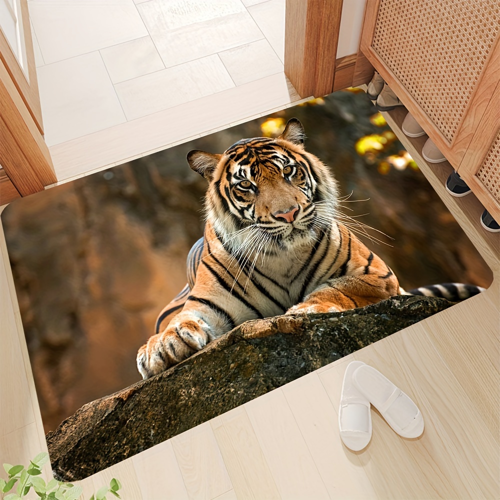 1 Stück Tiger print teppich Künstlicher Tigerfell - Temu Austria