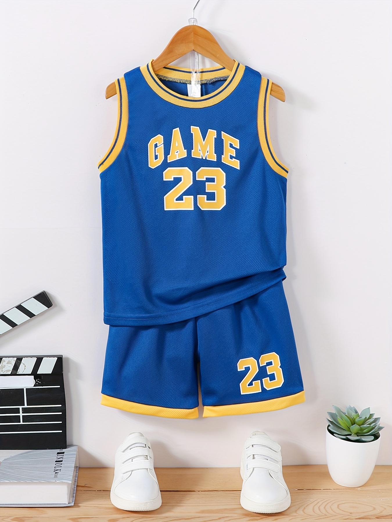Toddler Kid Basketball Jersey Outfit Baby Boy Girl Letters Game 33 Tank Top  Track Shorts Sets Boy Summer Clothes - Kids' Fashion - Temu Italy
