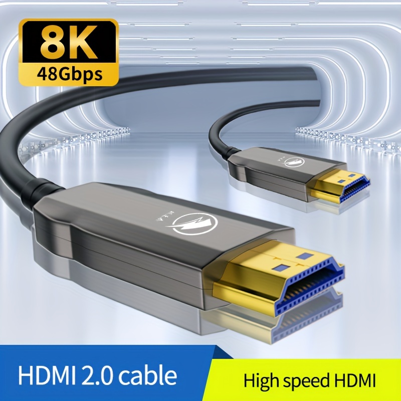 8K HDMI CABLE - HDMI 2.1 8K@60HZ, 4K@120HZ (High Speed 48Gbps)