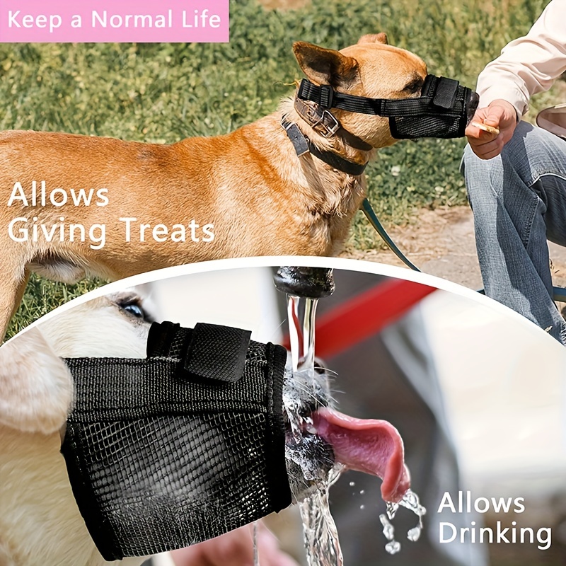 Nylon mesh deals dog muzzles