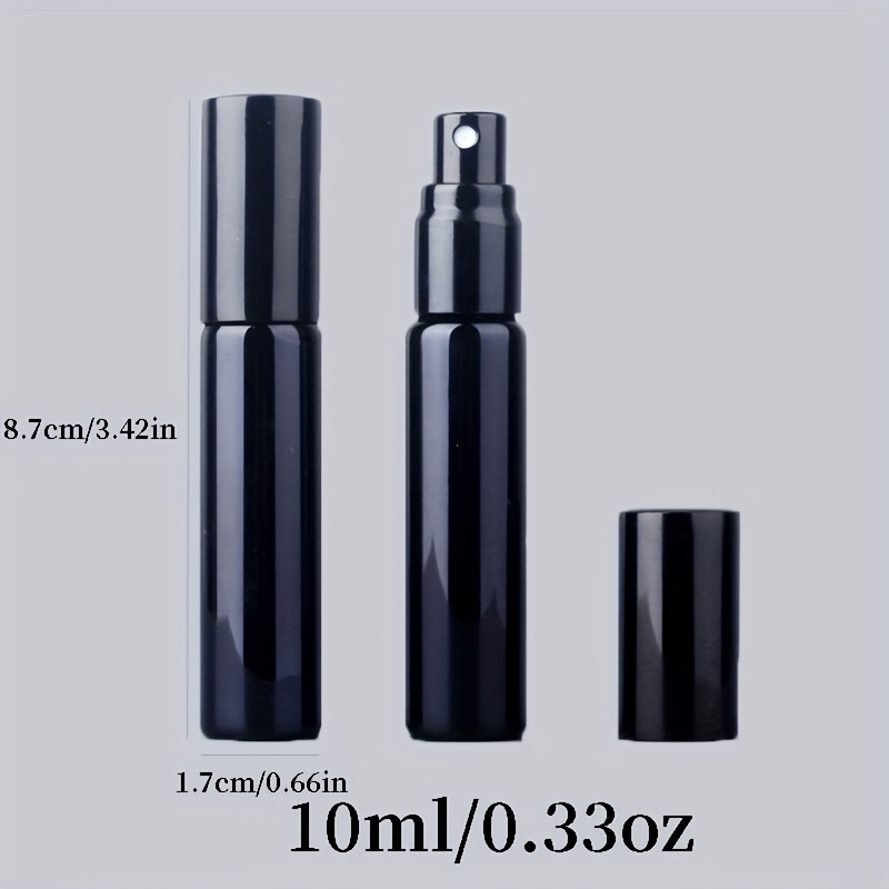 10ml 0.33oz Perfume Glass Spray Bottles High Clear Atomizers 50