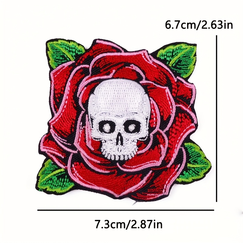 3 Uds, Parches De Corazón De Calavera, Parches Bordados Para Ropa, Parches  Termoadhesivos En Ropa, Parche De Bordado De Costura, Parches De Insignias De  Ropa DIY - Temu Spain