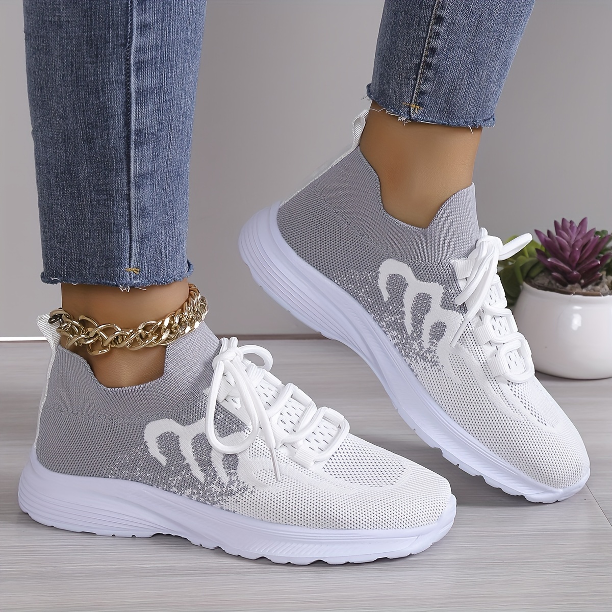 Fashion Mesh Breathable Low Top Sneakers Comfortable Soft - Temu Canada