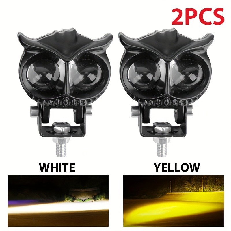 1pc Universal Mini Driving Light Weiß & Gelb Nebelscheinwerfer Für Motorrad  LED Scheinwerfer Mini Wasserdichte Fahrlicht Spot Light Hi/Lo Beam 12-80V -  Temu Germany