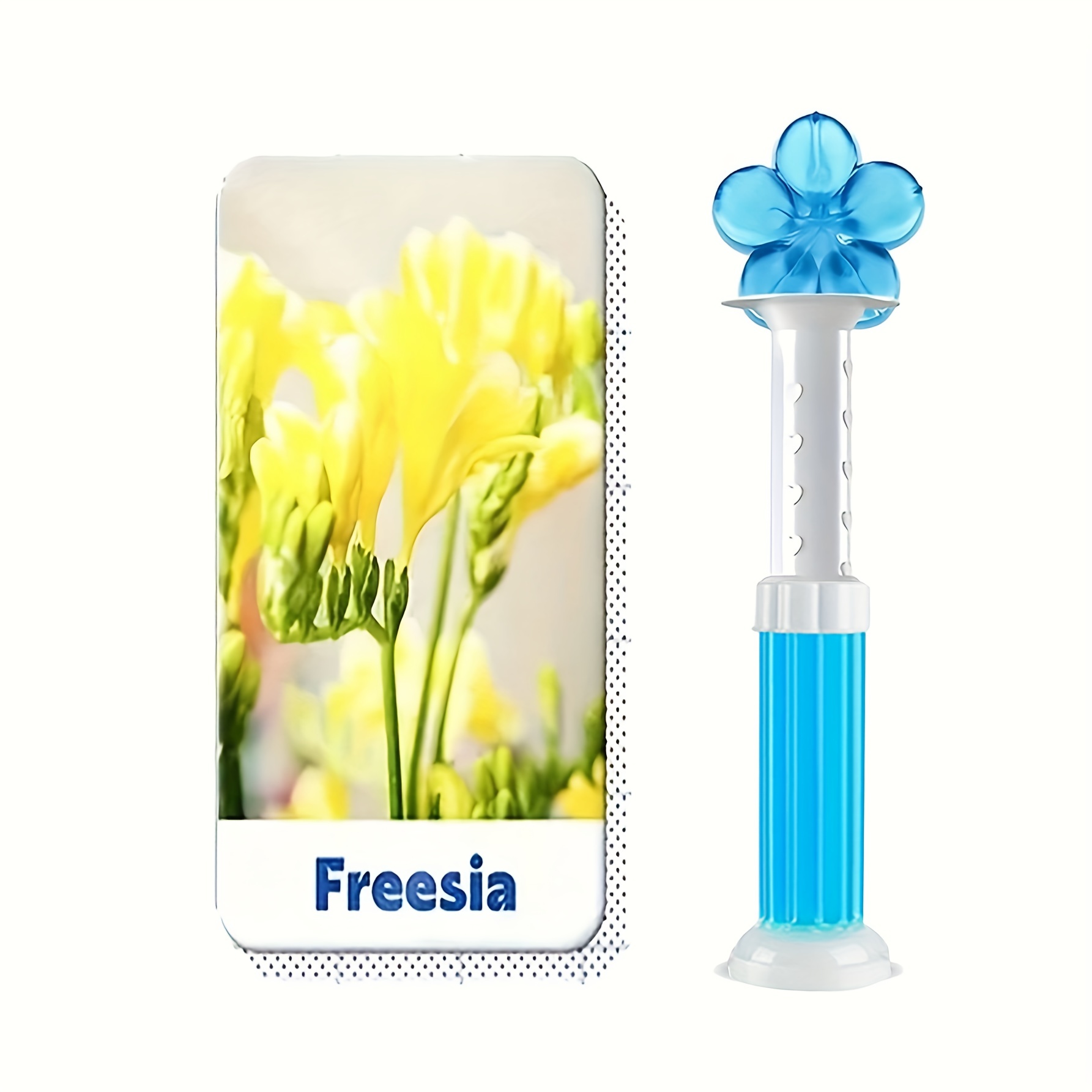 Toilet Cleaning Gel, Flower Stamp Toilet Gel, Flower Fragrance