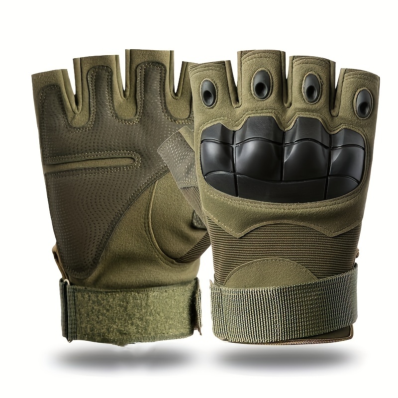 Tactical Half Finger Gloves Army Military Combat Shooting