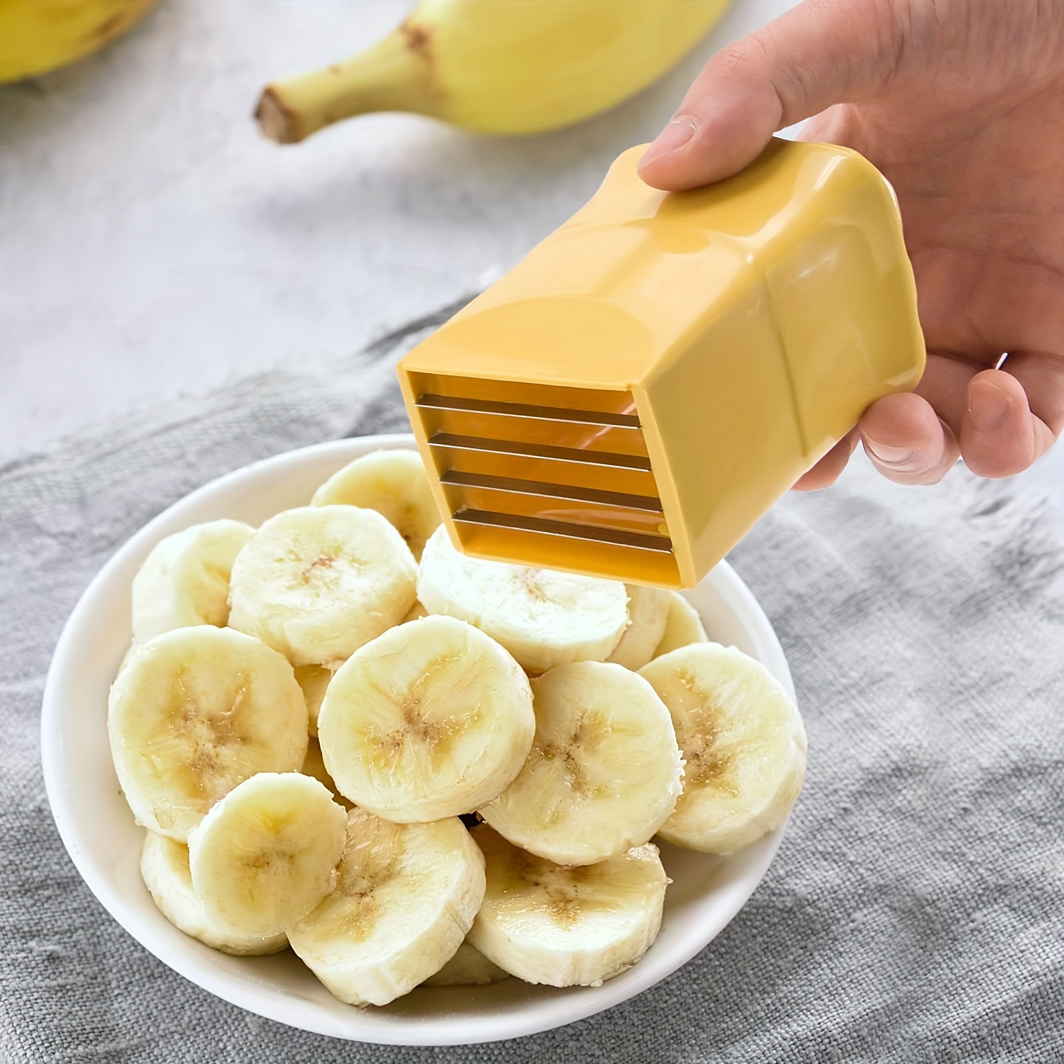 Fruit Slicer, Creative Banana Slicer, Fruit Splitter, Reusable Fruit Slicer,  Multifunctional Strawberry Slicer, Washable Fruit Slicer, Egg Slicer, Kitchen  Gadget, Kitchen Tools, Kitchen Stuff, - Temu