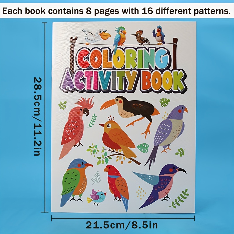 A4 Coloring Book Early Education Coloring Book Small - Temu