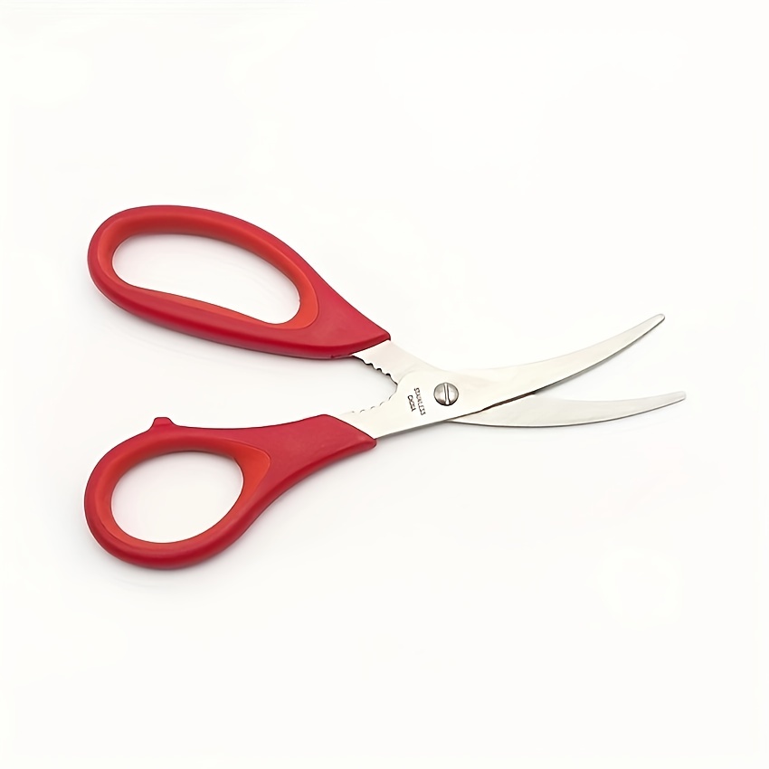 Premium Stainless Steel Seafood Scissors Perfect For Crab - Temu