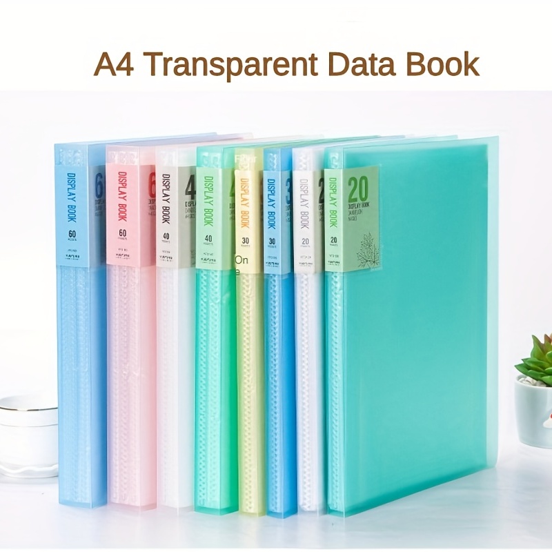 A4 Size Transparent Multi layer Binder Display Book - Temu