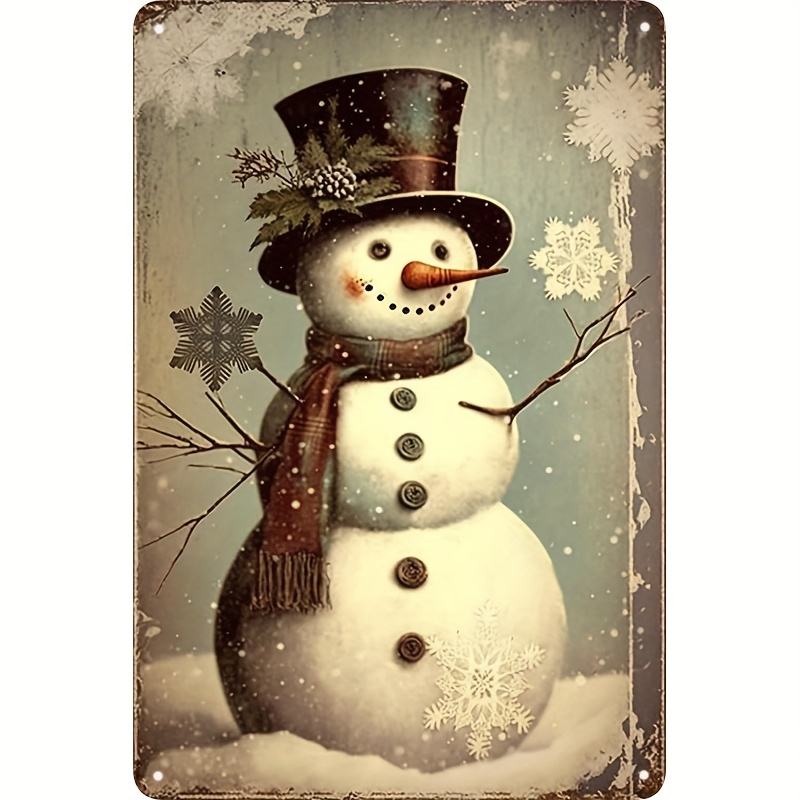 merry christmas snowman