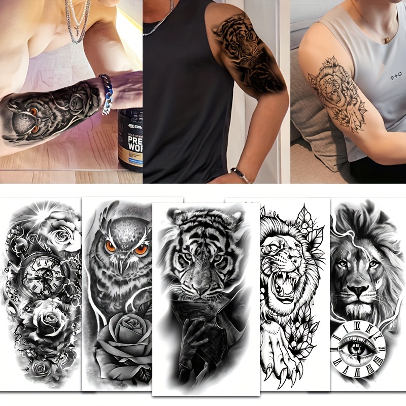 Comprar Arte corporal pegatina para brazo Animal DIY tatuajes