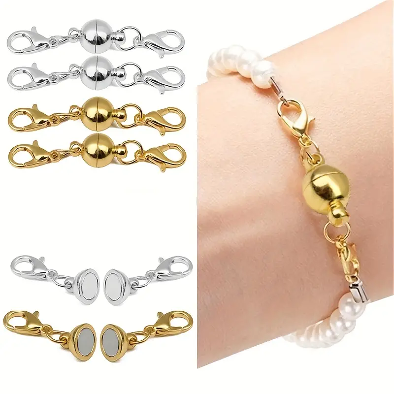 New Spherical Magnetic Clasp Bracelet Connector Buckle - Temu