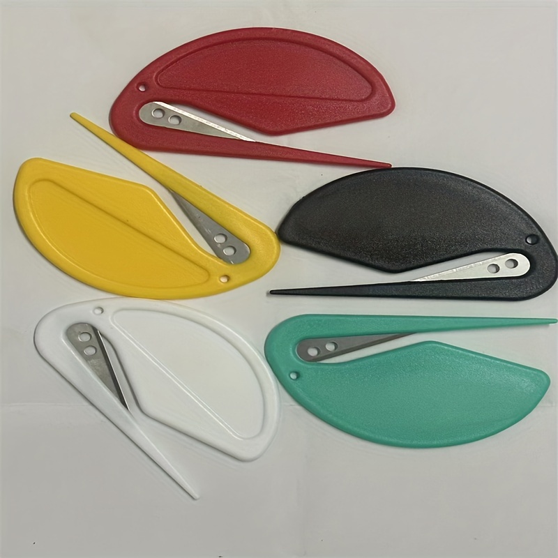 1pc Mini Letter Opener Envelope Knife Paper Cutter And Rope Cutter Tool  With Random Color