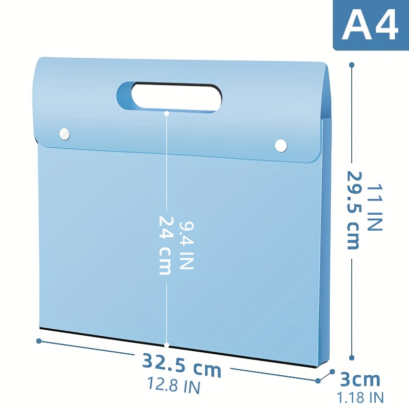 Pochette plastique zip multi-couleur A4 127-9 ALL WHAT OFFICE NEEDS