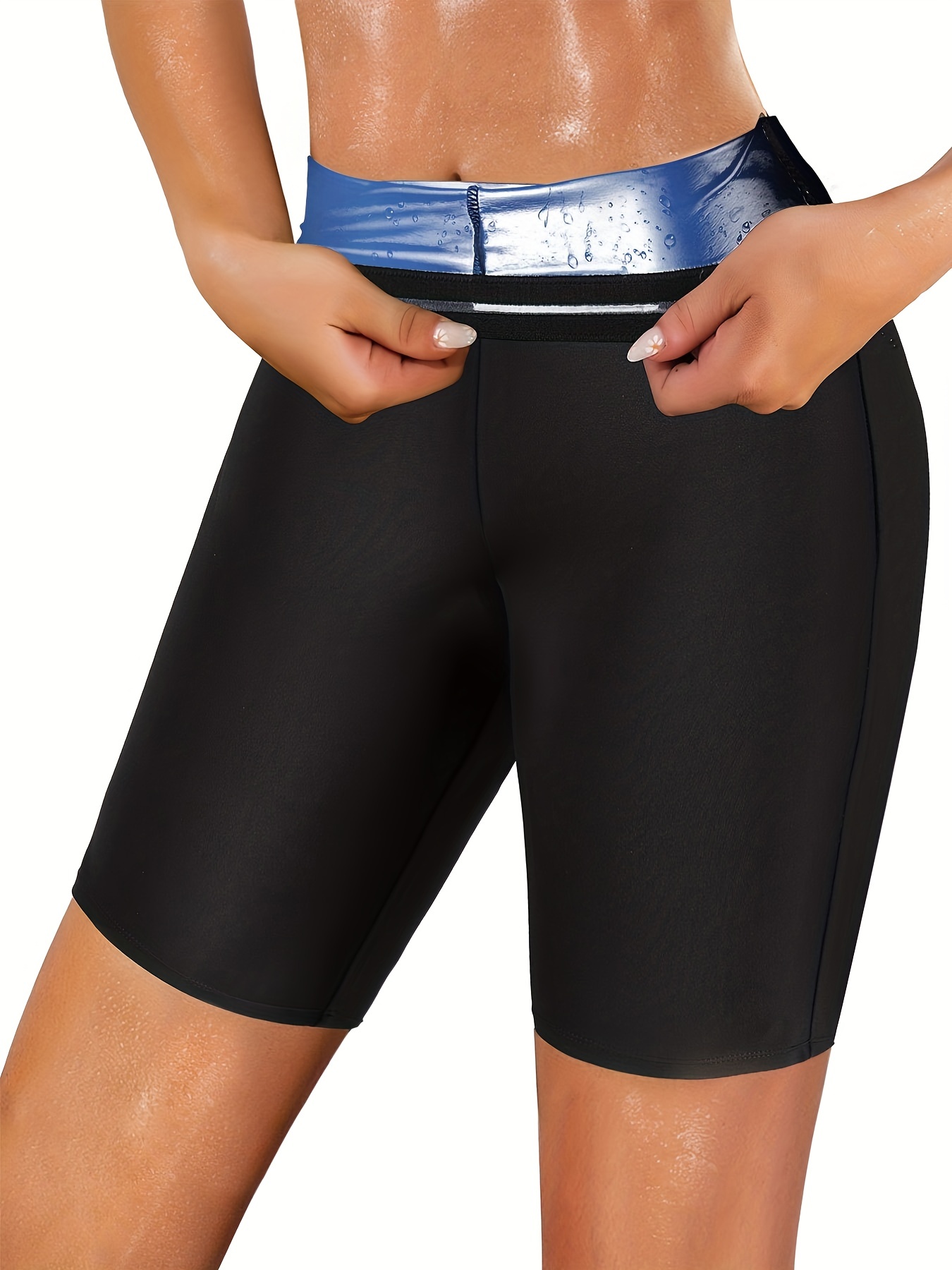 Sauna Sweat Pants For Women High Waisted Slimming Shorts Hot