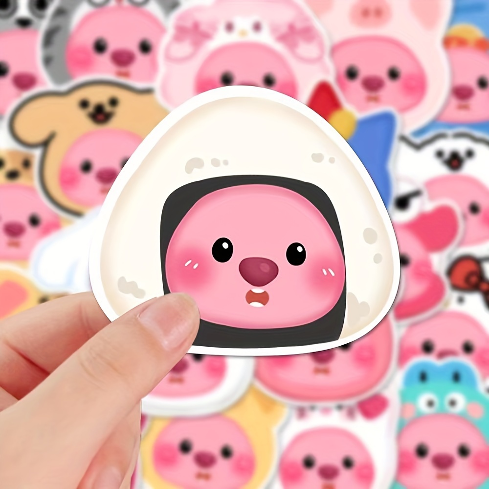 Stickers Little Beaver Loopy Head Cover Cute Stickers - Temu