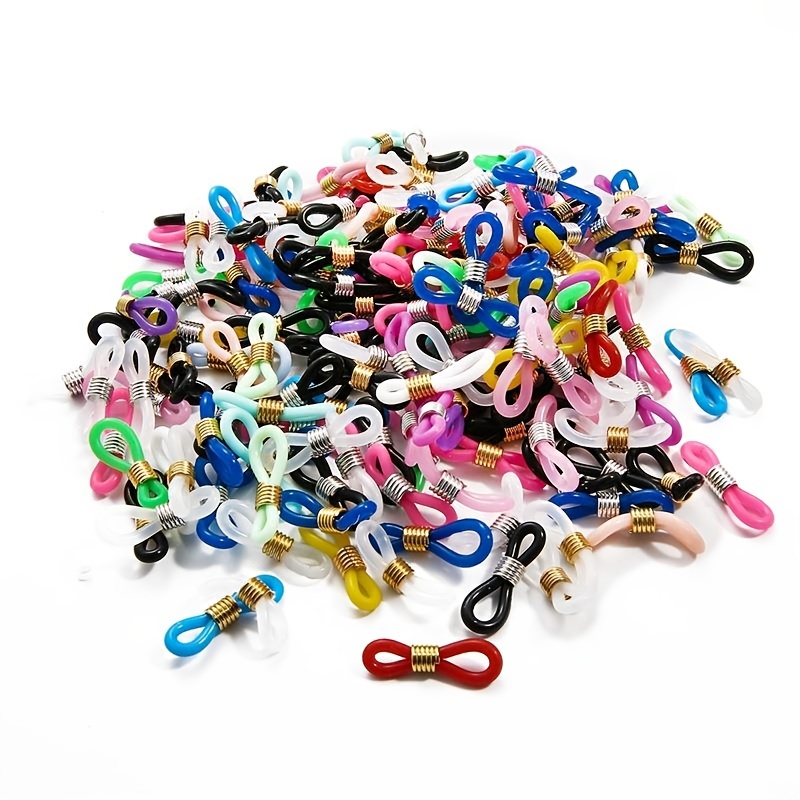 Eyeglass Chain Ends Adjustable Rubber Spectacle End - Temu