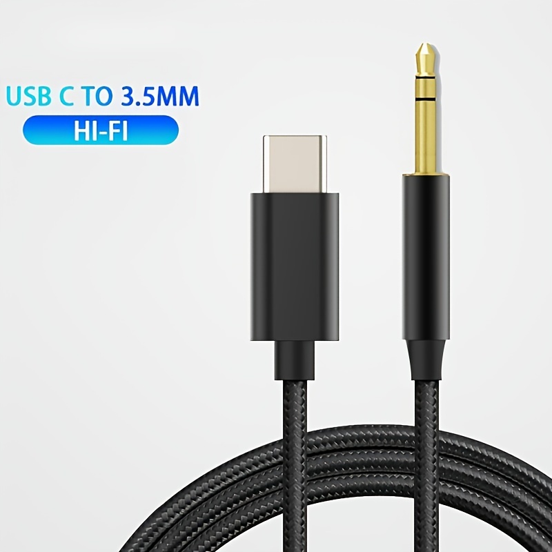 Nylon Car Audio Cable For Iphone To Jack Male To Male Transfer