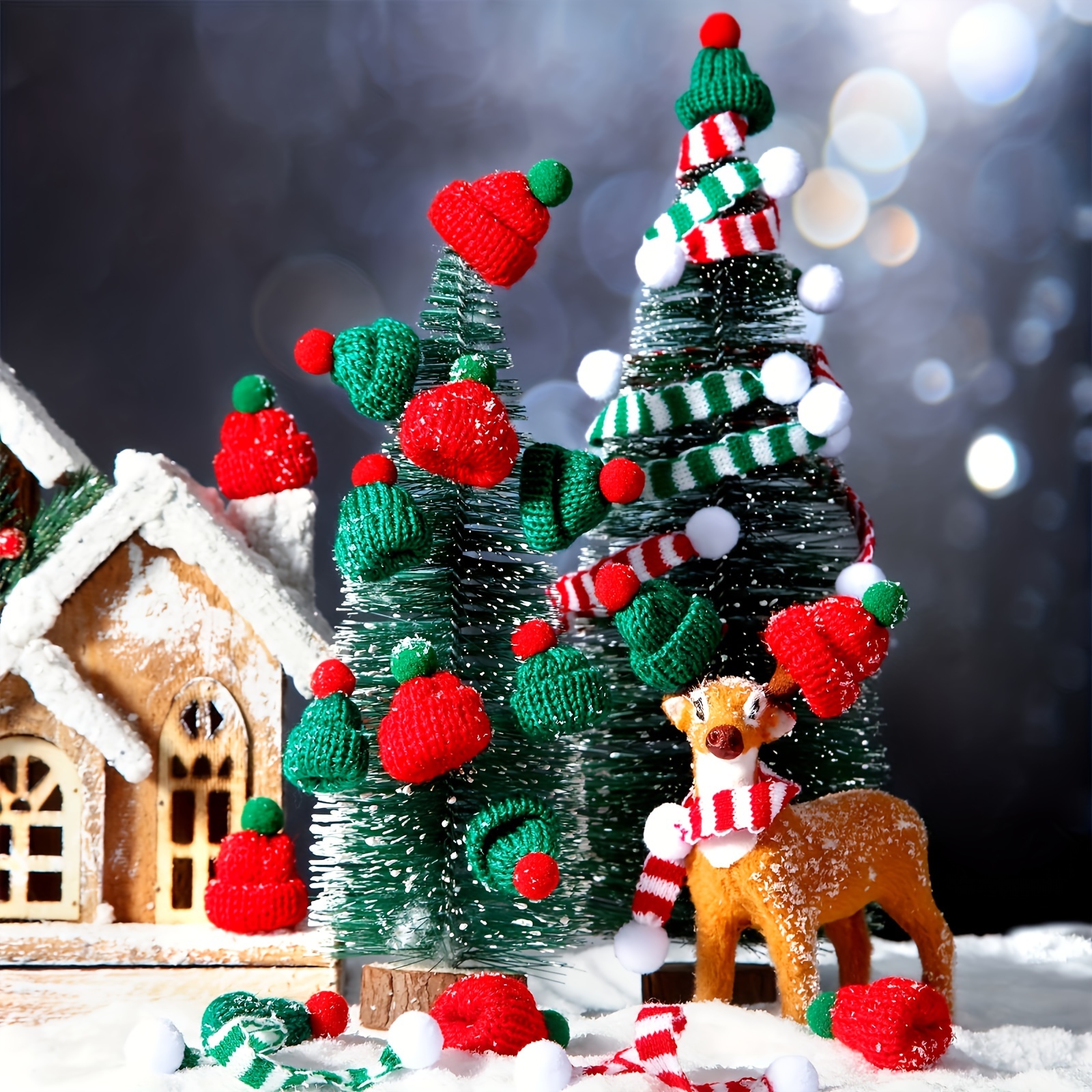 Mini Christmas Ornaments Set For Mini Christmas Tree - Temu