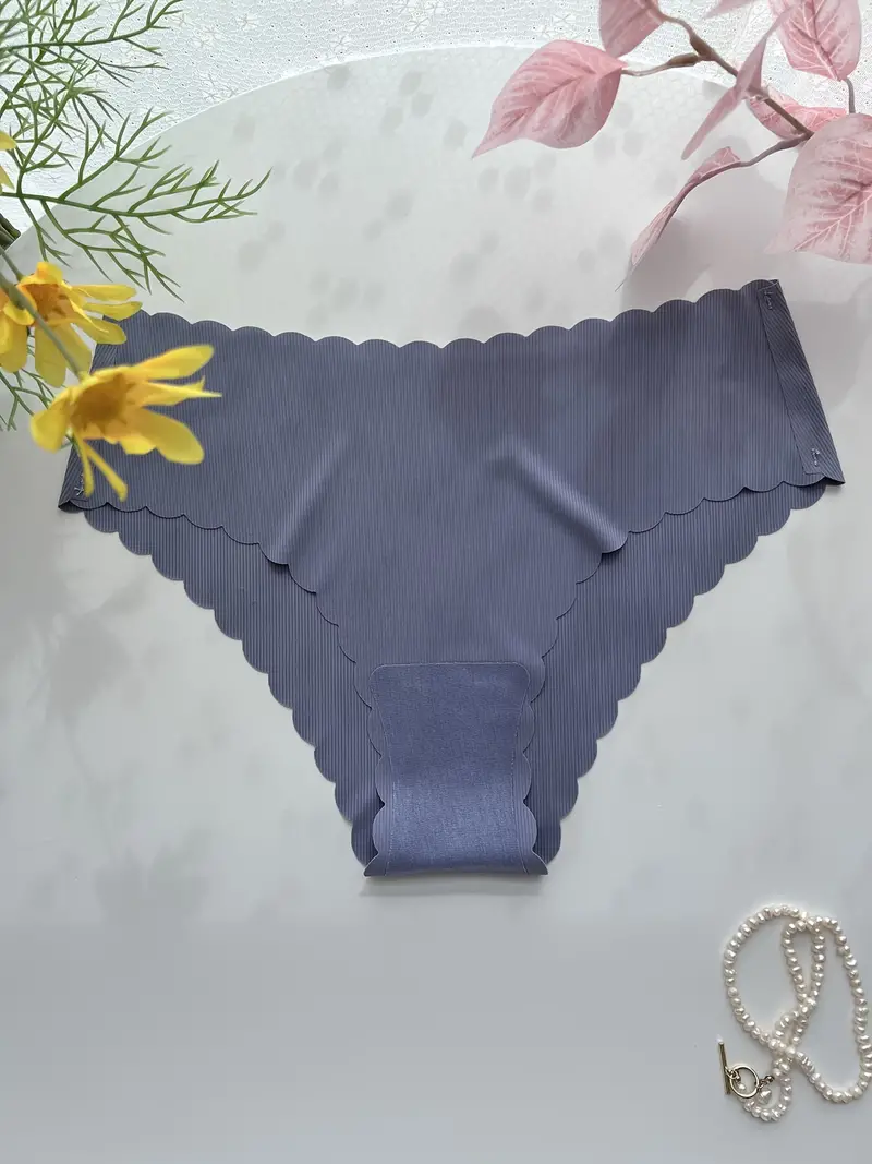 Women's Solid No show Cheeky Panty Seamless Underwear In - Temu Belgium